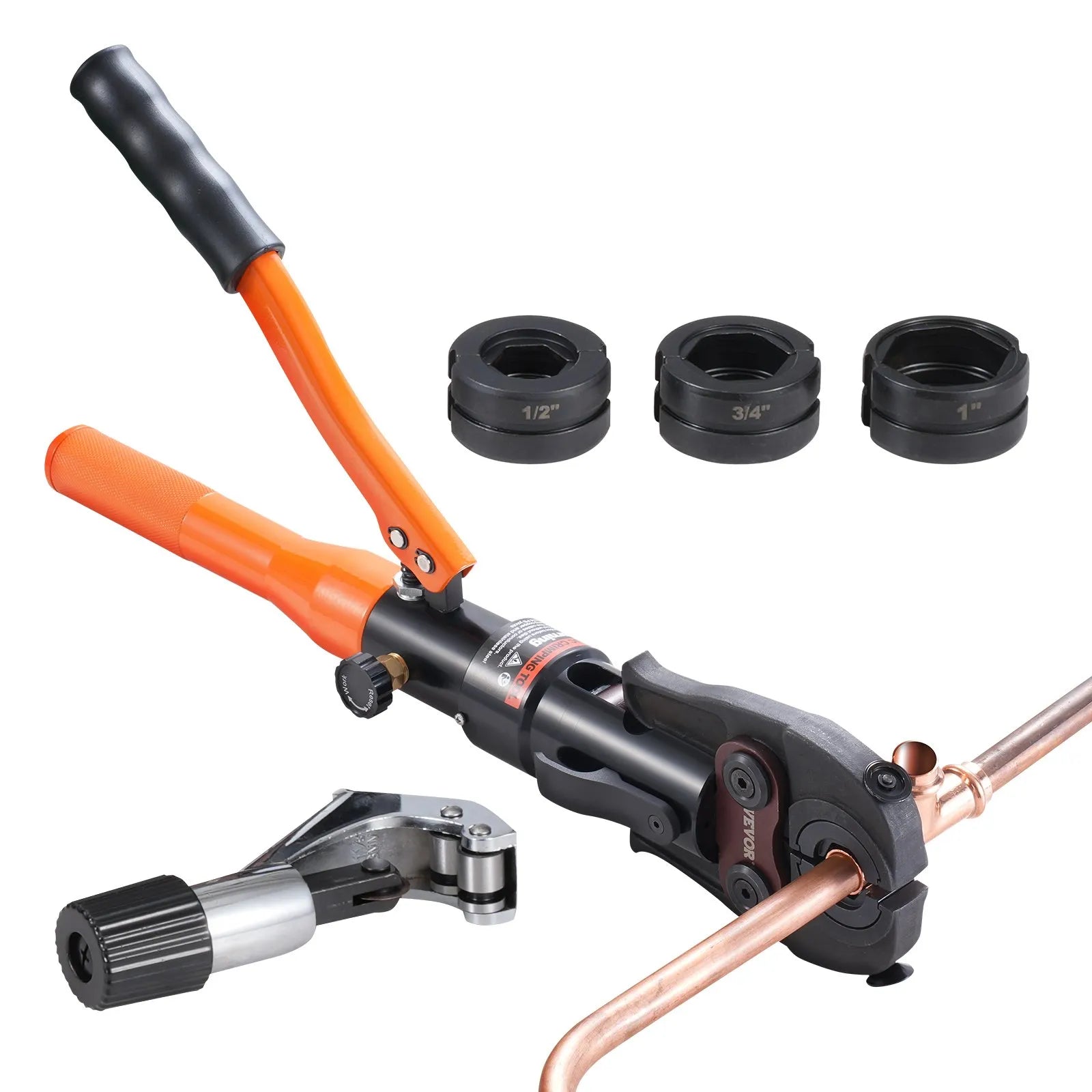 VEVOR Copper Tube Fittings Crimping Tool with 1/2