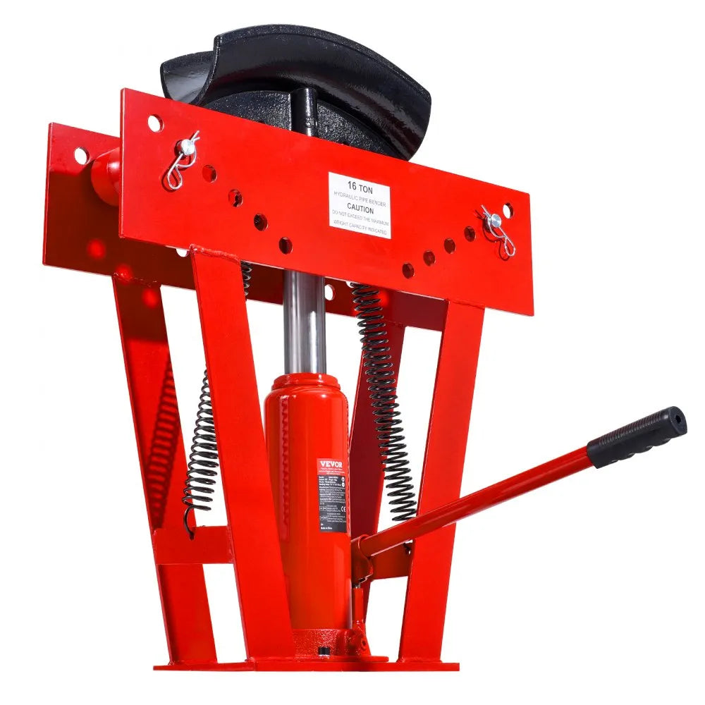 VEVOR Hydraulic Pipe Bender, 16 Ton Manual Pipe Bending Tool with 8 Dies