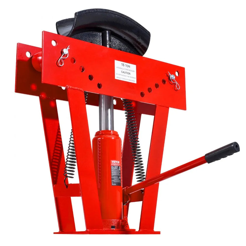 VEVOR Hydraulic Pipe Bender, 16 Ton Manual Pipe Bending Tool with 8 Dies