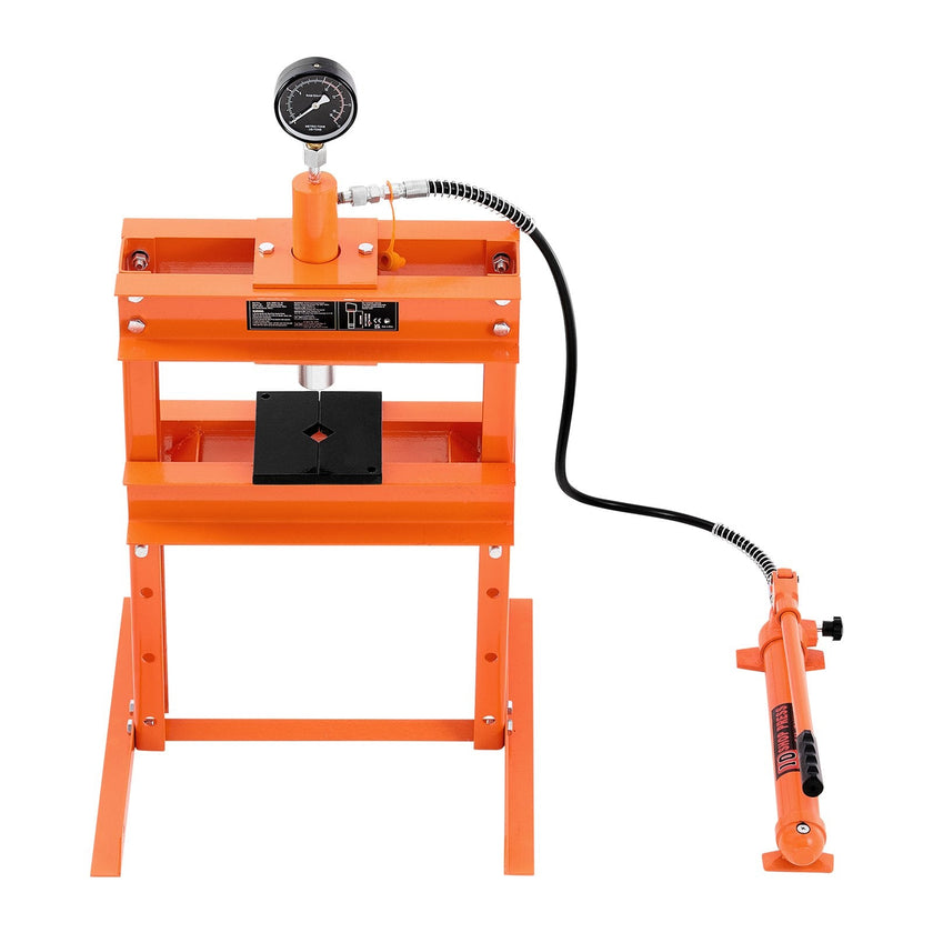 VEVOR 10 T Hydraulic Shop Press Hydraulic Press with Press Plate for Bending