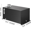 Hydraulic Reservoir Oil Tank Fuel Tank 10 Gal Steel with Filter & Temp Gauge