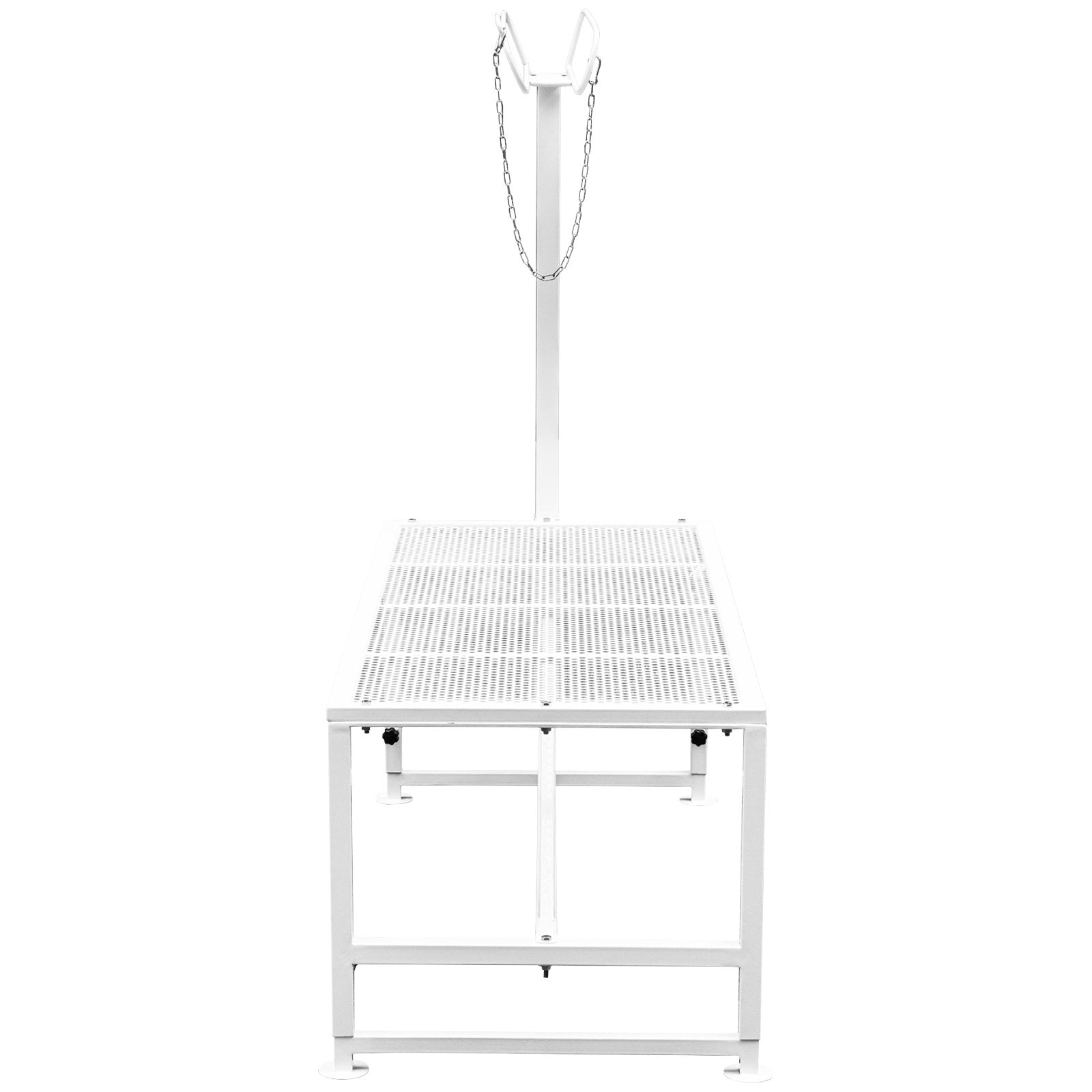 VEVOR Livestock Stand, 51x23 inches Trimming Stand with Straight Head Piece, Goat Trimming Stand Metal Frame Sheep Shearing Stand Livestock Trimming Stands for Sheep, Goats, and Other Livestock