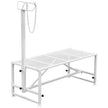 VEVOR Livestock Stand, 51x23 inches Trimming Stand with Straight Head Piece, Goat Trimming Stand Metal Frame Sheep Shearing Stand Livestock Trimming Stands for Sheep, Goats, and Other Livestock