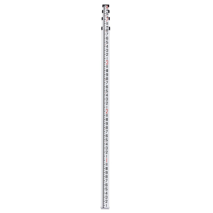 VEVOR Measuring Rod 14-Feet/8ths 4 Sections Telescopic Grade Rod 1/8in w/ Bag