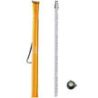 VEVOR Measuring Rod 16-Feet/10ths 4 Sections Telescopic Grade Rod 1/10ft w/ Bag