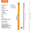 VEVOR Measuring Rod 18-Feet/10ths 6 Sections Telescopic Grade Rod 1/10ft w/ Bag