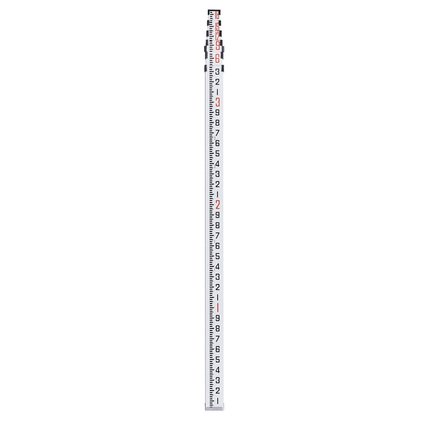 VEVOR Measuring Rod 18-Feet/10ths 6 Sections Telescopic Grade Rod 1/10ft w/ Bag