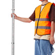 VEVOR Measuring Rod 18-Feet/10ths 6 Sections Telescopic Grade Rod 1/10ft w/ Bag