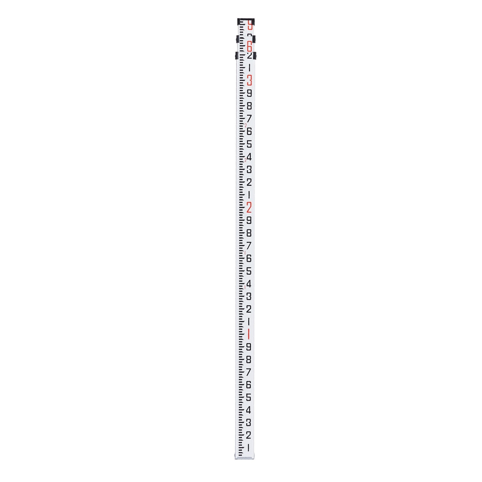 VEVOR Measuring Rod 9-Feet/10ths 3 Sections Telescopic Grade Rod 1/10ft w/ Bag
