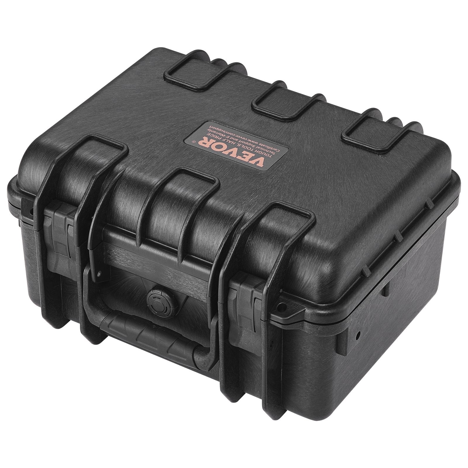 VEVOR Hard Pistol Cases with Pre-cut PU Foam Lockable Pistol Case for 2 Pistol