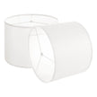 VEVOR Drum Lamp Shade 2 Set 13 x 13 x 10 in Medium Round Lampshade (Off-white)
