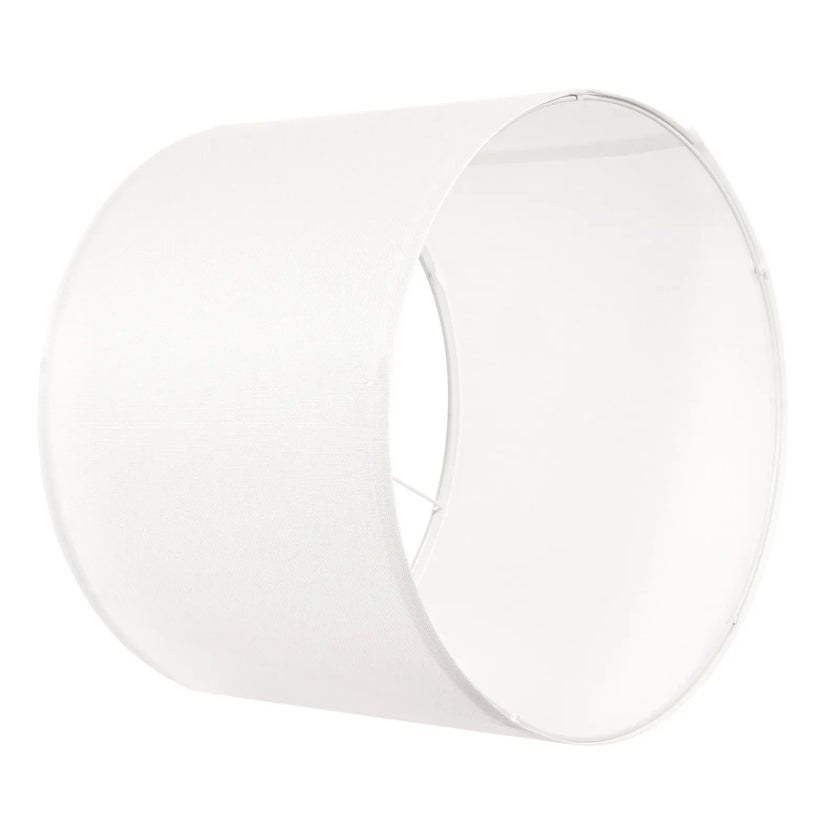 VEVOR Drum Lamp Shade 2 Set 13 x 13 x 10 in Medium Round Lampshade (Off-white)