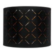 VEVOR Drum Lamp Shade 2 Set 13 x 13 x 10 in Round Lampshade with Harp (Black)