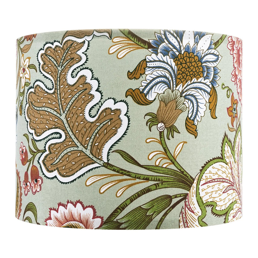 VEVOR Drum Lamp Shade 2 Set 13 x 13 x 10 in Medium Round Lampshade (Dark Floral)