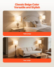 VEVOR Drum Lamp Shade 2 Set 13 x 13 x 10 in Medium Round Lampshade (Light Linen)