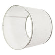 VEVOR Lamp Shade 2 Set with Harp 11 x 13 x 10 in (Light Linen with Black Edge)