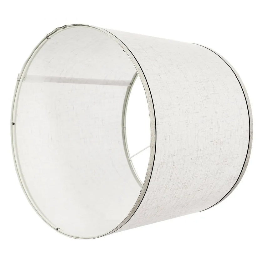 VEVOR Lamp Shade 2 Set with Harp 11 x 13 x 10 in (Light Linen with Black Edge)