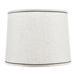 VEVOR Lamp Shade 2 Set with Harp 11 x 13 x 10 in (Light Linen with Black Edge)