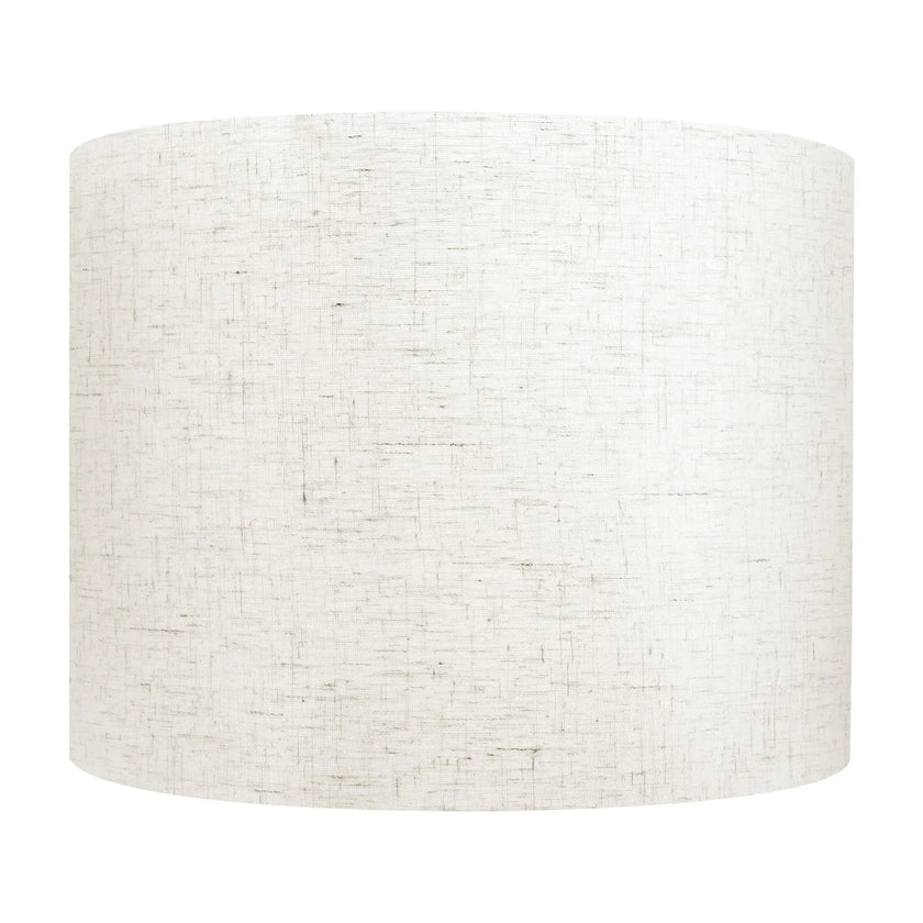 VEVOR Drum Lamp Shade 2 Set 16 x 16 x 12 in Lampshade with Harp (Light Linen)