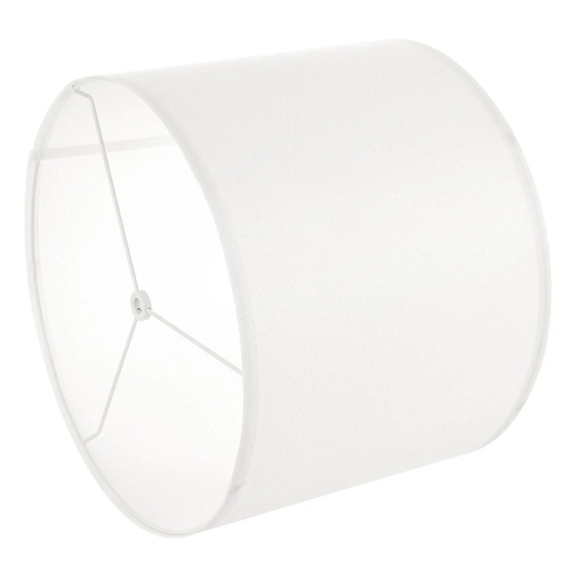 VEVOR Drum Lamp Shade 2 Set 16 x 16 x 12 in Lampshade with Harp (Off-white)