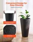 VEVOR Tall Planter Set of 2 Round Tapered Plant Pots 24 in for Outdoor Indoor