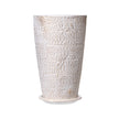 VEVOR Tall Planter Set of 2 Round Tapered Plant Pots 21 in for Outdoor Indoor