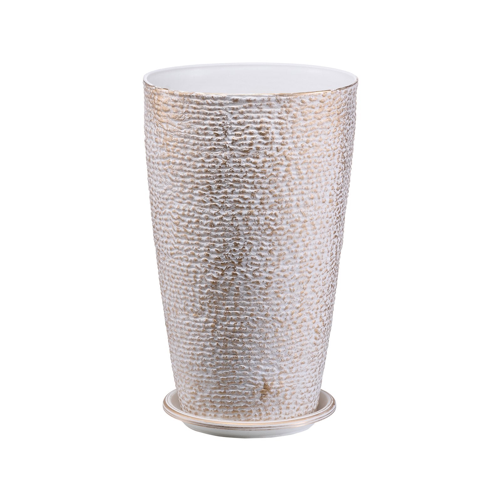 VEVOR Tall Planter Set of 2 Round Tapered Plant Pots 21 in for Outdoor Indoor