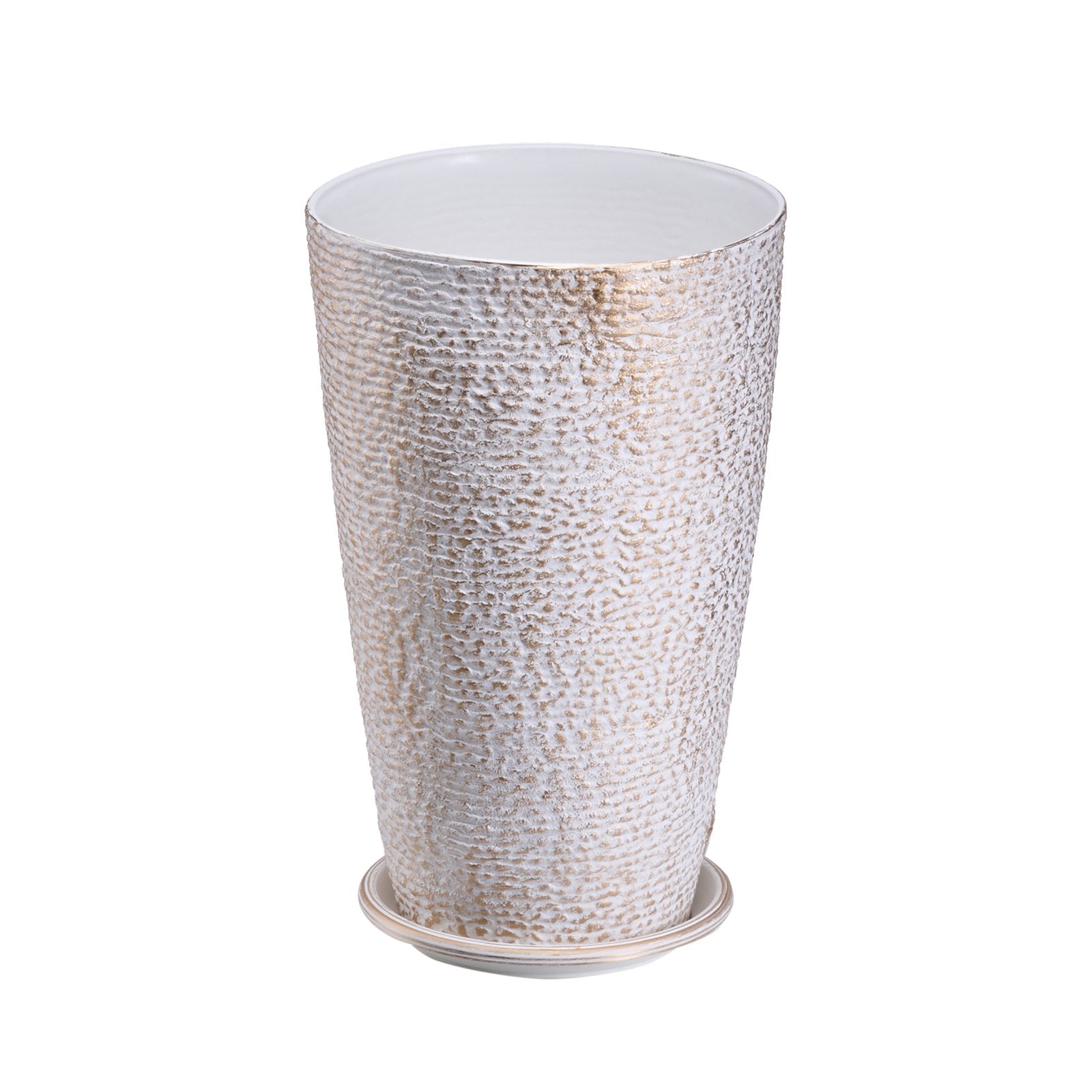 VEVOR Tall Planter Set of 2 Round Tapered Plant Pots 21 in for Outdoor Indoor