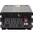 VEVOR Power Inverter, 2300W Modified Sine Wave Inverter, DC 24V to AC 120V Car Converter, with LCD Remote Controller, LED Indicator, AC Outlets Inverter for Truck RV Car Boat Travel Camping Emergency