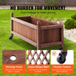 VEVOR Raised Garden Bed with Trellis Outdoor Raised Planters 29.5
