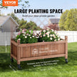 VEVOR 2 PCS Raised Garden Bed with Trellis Raised Planters 30