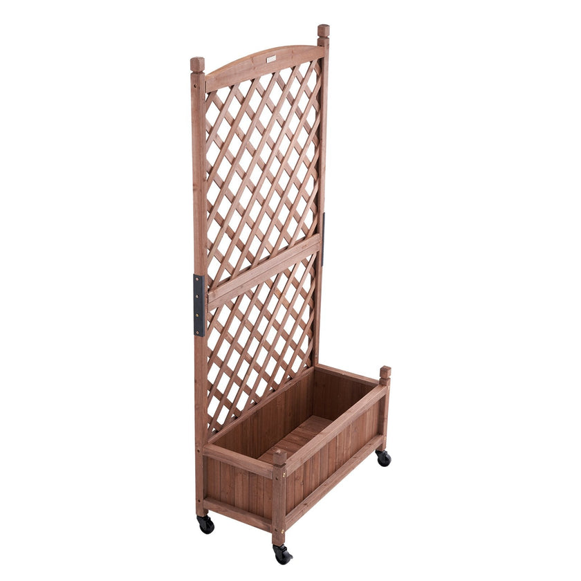 VEVOR 2 PCS Raised Garden Bed with Trellis Raised Planters 30