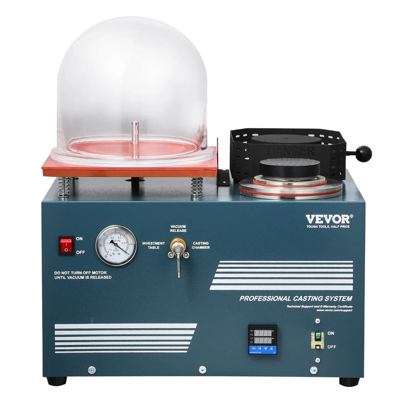VEVOR Vacuum Investing Casting Machine Melting Furnace Casting Jewelry Melting