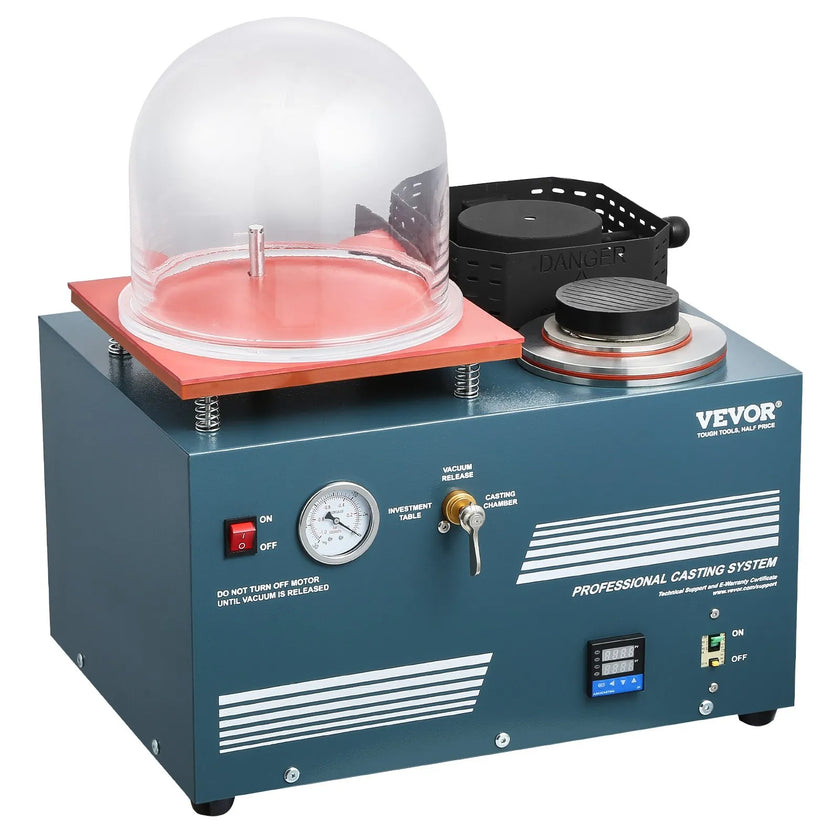 VEVOR Vacuum Investing Casting Machine Melting Furnace Casting Jewelry Melting