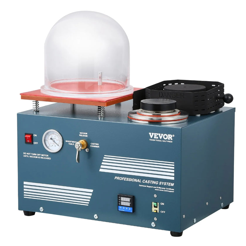 VEVOR Vacuum Investing Casting Machine Melting Furnace Casting Jewelry Melting