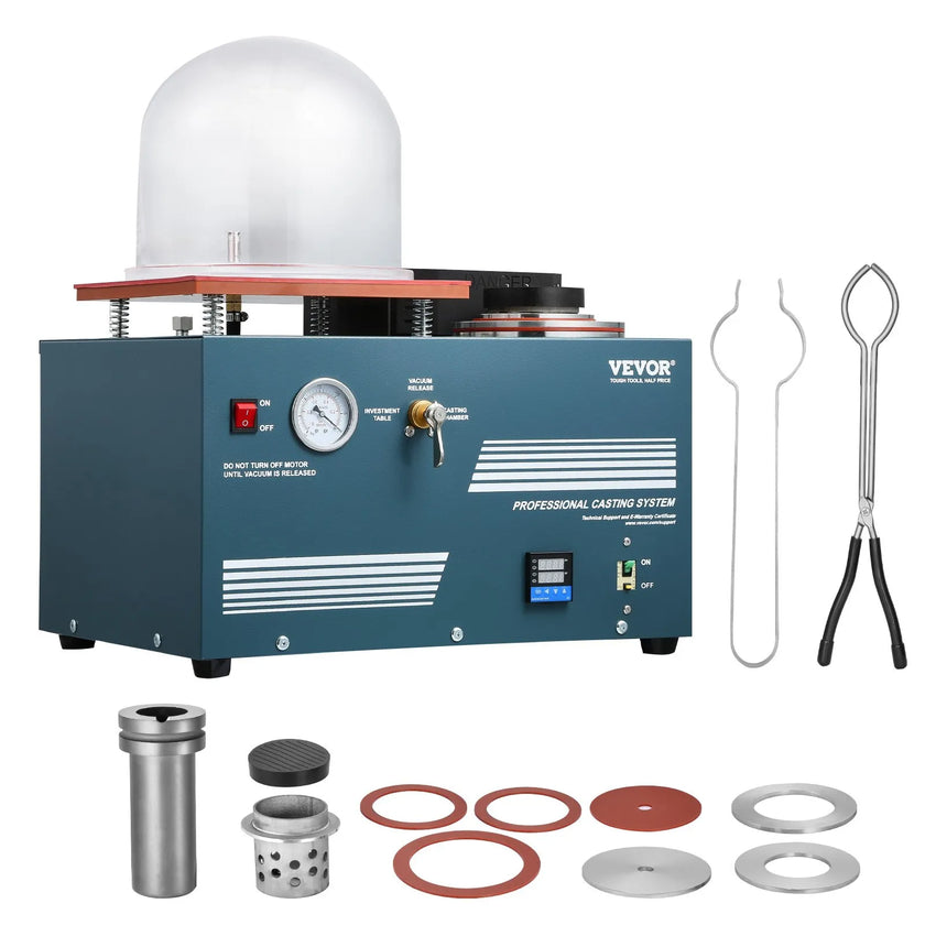 VEVOR Vacuum Investing Casting Machine Melting Furnace Casting Jewelry Melting