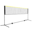 VEVOR Badminton Net, Height Adjustable Volleyball Net, 14ft Wide Foldable Pickleball Net, Portable Easy Setup Tennis Net Set with Poles, Stand and Carry Bag, for Kids Backyard Game Indoor Outdoor Use