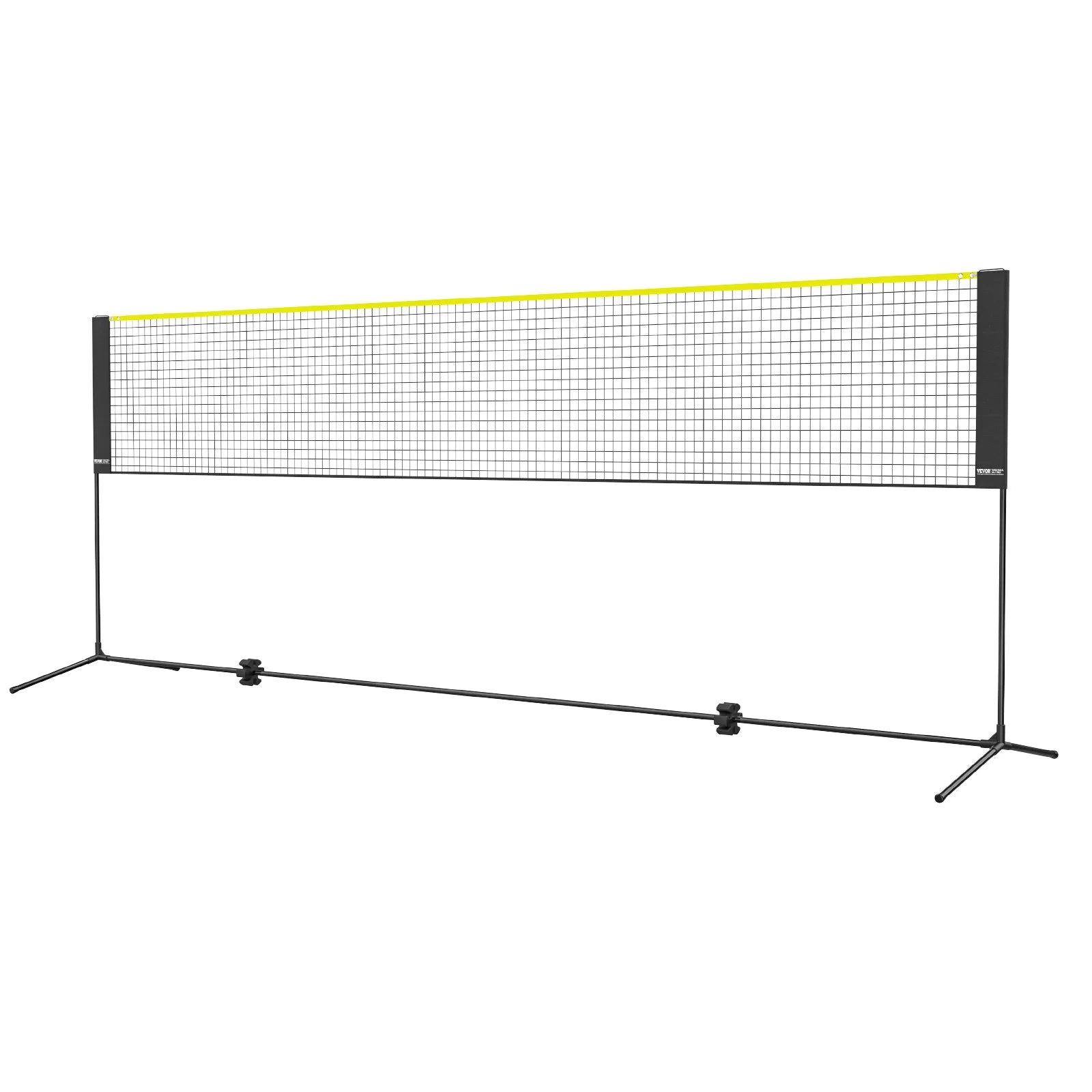 VEVOR Badminton Net, Height Adjustable Volleyball Net, 14ft Wide Foldable Pickleball Net, Portable Easy Setup Tennis Net Set with Poles, Stand and Carry Bag, for Kids Backyard Game Indoor Outdoor Use