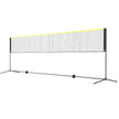 VEVOR Badminton Net, Height Adjustable Volleyball Net, 20ft Wide Foldable Pickleball Net, Portable Tennis Net Set with Poles, Stand, Bag, Rackets, Nylon Shuttlecocks, Kid Backyard Indoor Outdoor Use