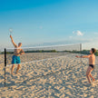 VEVOR Badminton Net Set, Outdoor Backyard Beach Park Badminton Net, Portable Badminton Equipment Set, Adults Kids Badminton Net with Poles, Carrying Bag, 4 Iron Rackets, and 3 Nylon Shuttlecocks