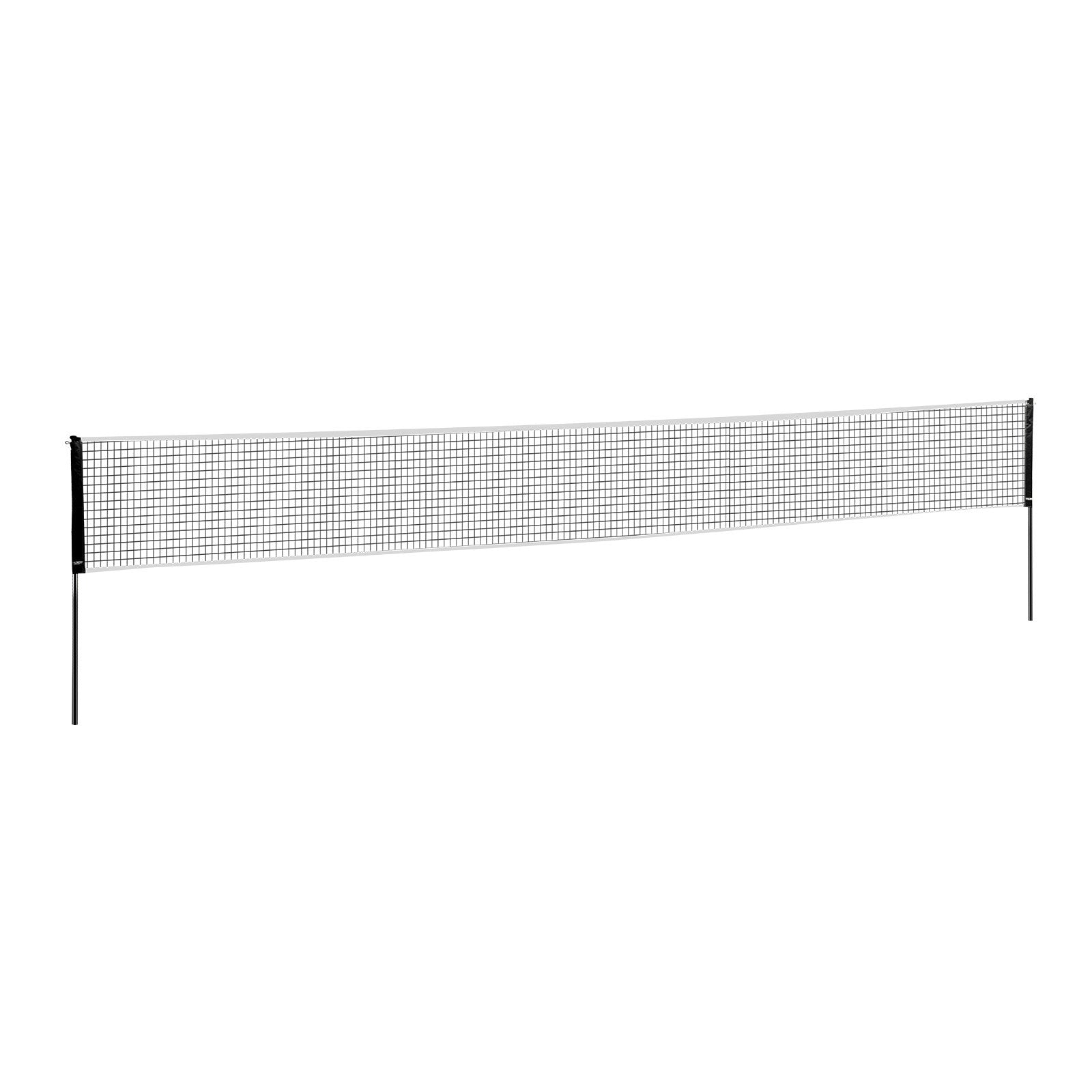VEVOR Badminton Net Set, Outdoor Backyard Beach Park Badminton Net, Portable Badminton Equipment Set, Adults Kids Badminton Net with Poles, Carrying Bag, 4 Iron Rackets, and 3 Nylon Shuttlecocks