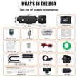 VEVOR 5KW 12V Diesel Air Heater with LCD Monitor and Remote Control, Parking Heater with Silencer for Truck, Car, Boat, Trailer