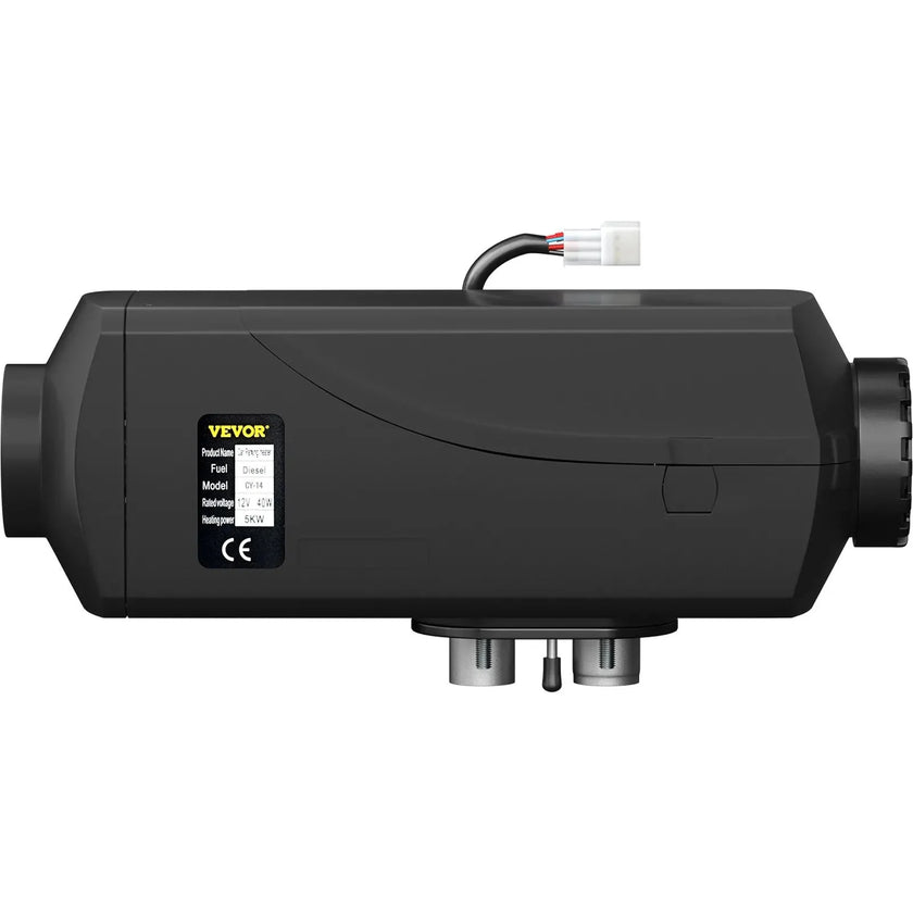 VEVOR 5KW 12V Diesel Air Heater with LCD Monitor and Remote Control, Parking Heater with Silencer for Truck, Car, Boat, Trailer