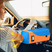 VEVOR Diesel Heater 12V Diesel Air Heater 8KW Diesel Parking Heater Remote Control with Blue Lcd Switch for Car Trucks Motor-home Boat Bus CAN (Blue & Orange)
