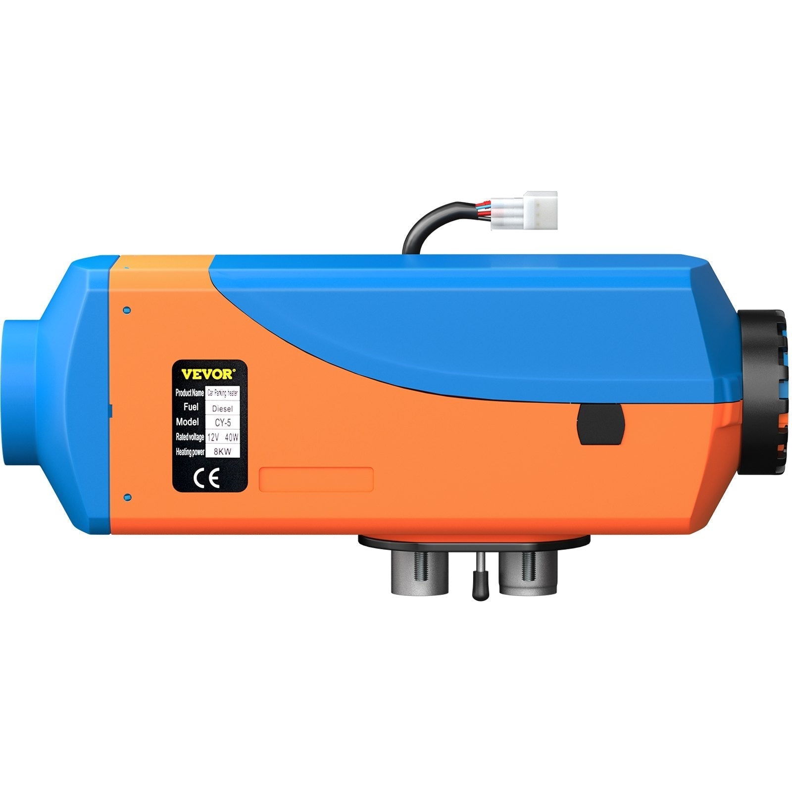 VEVOR Diesel Heater 12V Diesel Air Heater 8KW Diesel Parking Heater Remote Control with Blue Lcd Switch for Car Trucks Motor-home Boat Bus CAN (Blue & Orange)
