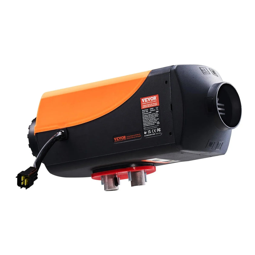 VEVOR 8 kW Diesel Air Heater DC12-24V with Remote & LCD, 10L Fuel Tank, Low Noise for RV, Truck, Boat