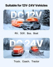 VEVOR 8 kW Diesel Air Heater – DC12-24V Fast Heating with Remote Control and Blue LCD, Low Noise, Pre-Heating Function for RV, Truck, Camper, Van, Boat, and Trailer