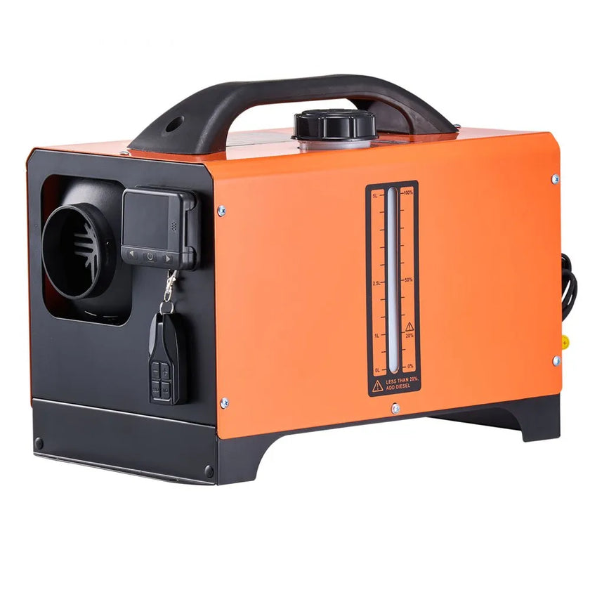 8KW Diesel Air Heater 12V-24V with Remote Control and Square Color Display