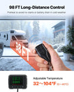 VEVOR Diesel Air Heater, 8 kW DC12-24V, Fast Heating Diesel Parking Heater with Remote Control and Square Color Digital Display, Low Noise, Voice Announcement, for RV, Truck, Camper, Boat and Trailer