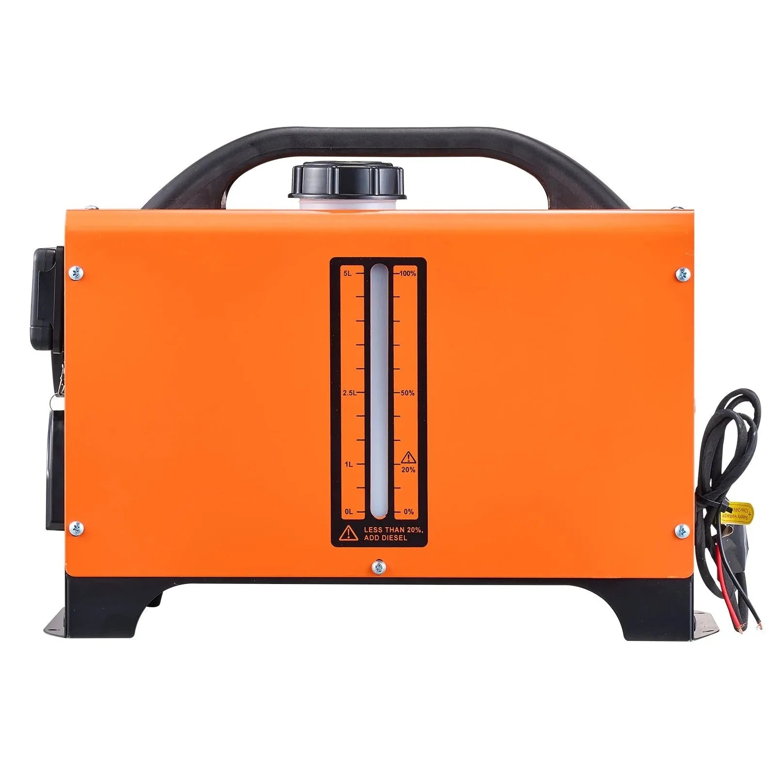 VEVOR Diesel Air Heater, 8 kW DC12-24V, Fast Heating Diesel Parking Heater with Remote Control and Square Color Digital Display, Low Noise, Voice Announcement, for RV, Truck, Camper, Boat and Trailer